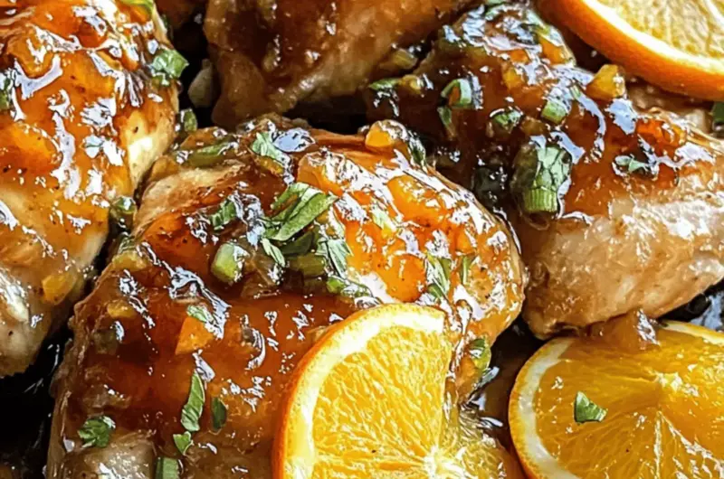 Delicious Orange Balsamic Glazed Chicken Ready in 40 Minutes 1 Orange Balsamic Glazed Chicken