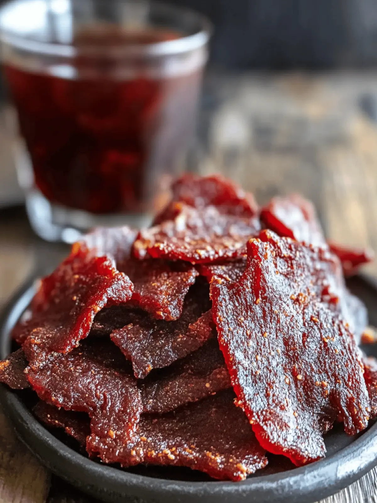 Big Red and Chipotle Beef Jerky
