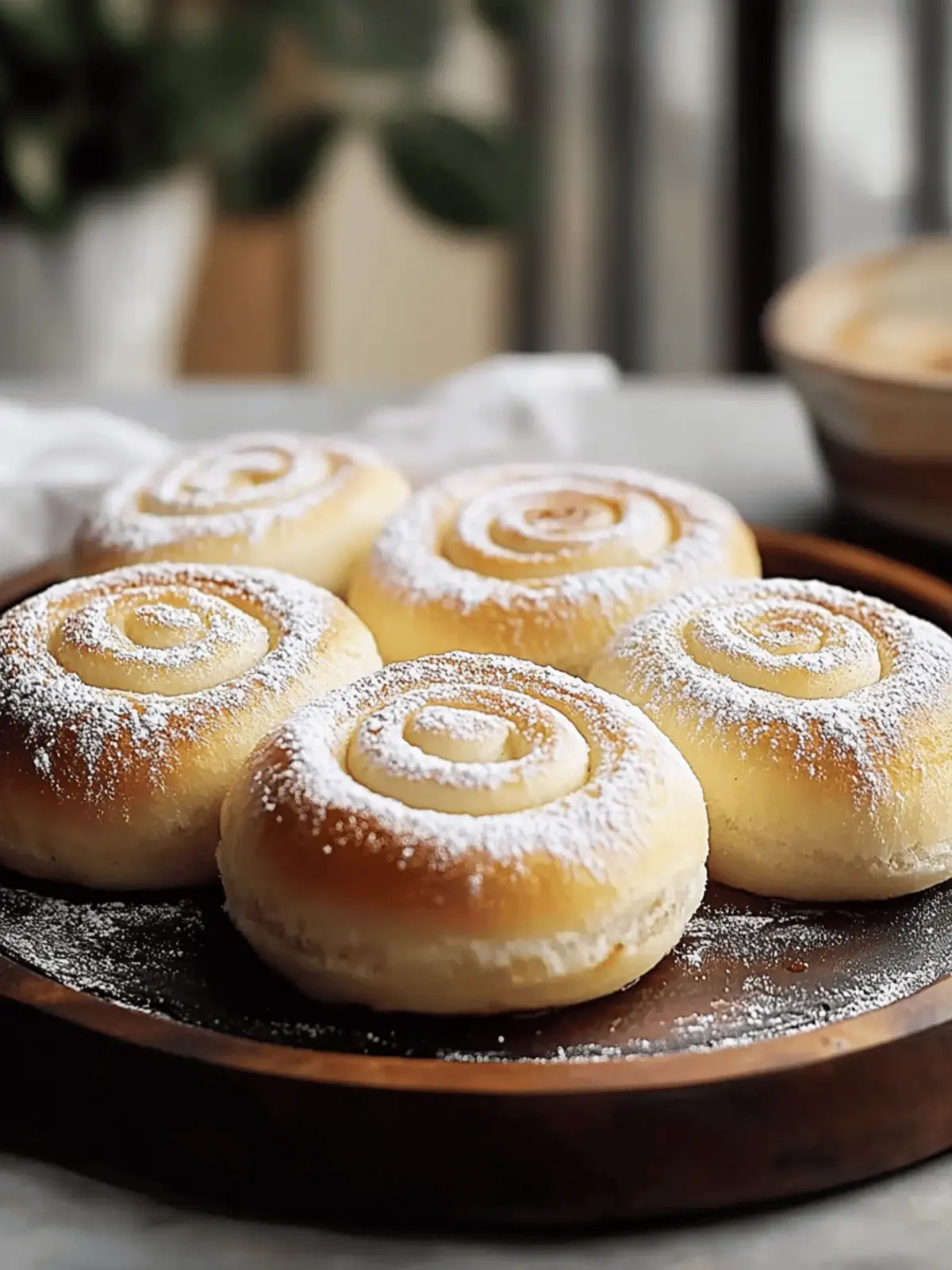 Vanilla Pan de Mallorca Rolls