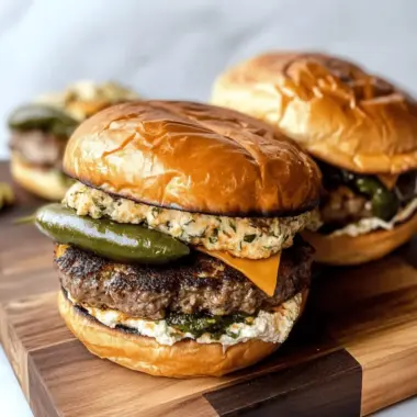Poblano Popper Burger