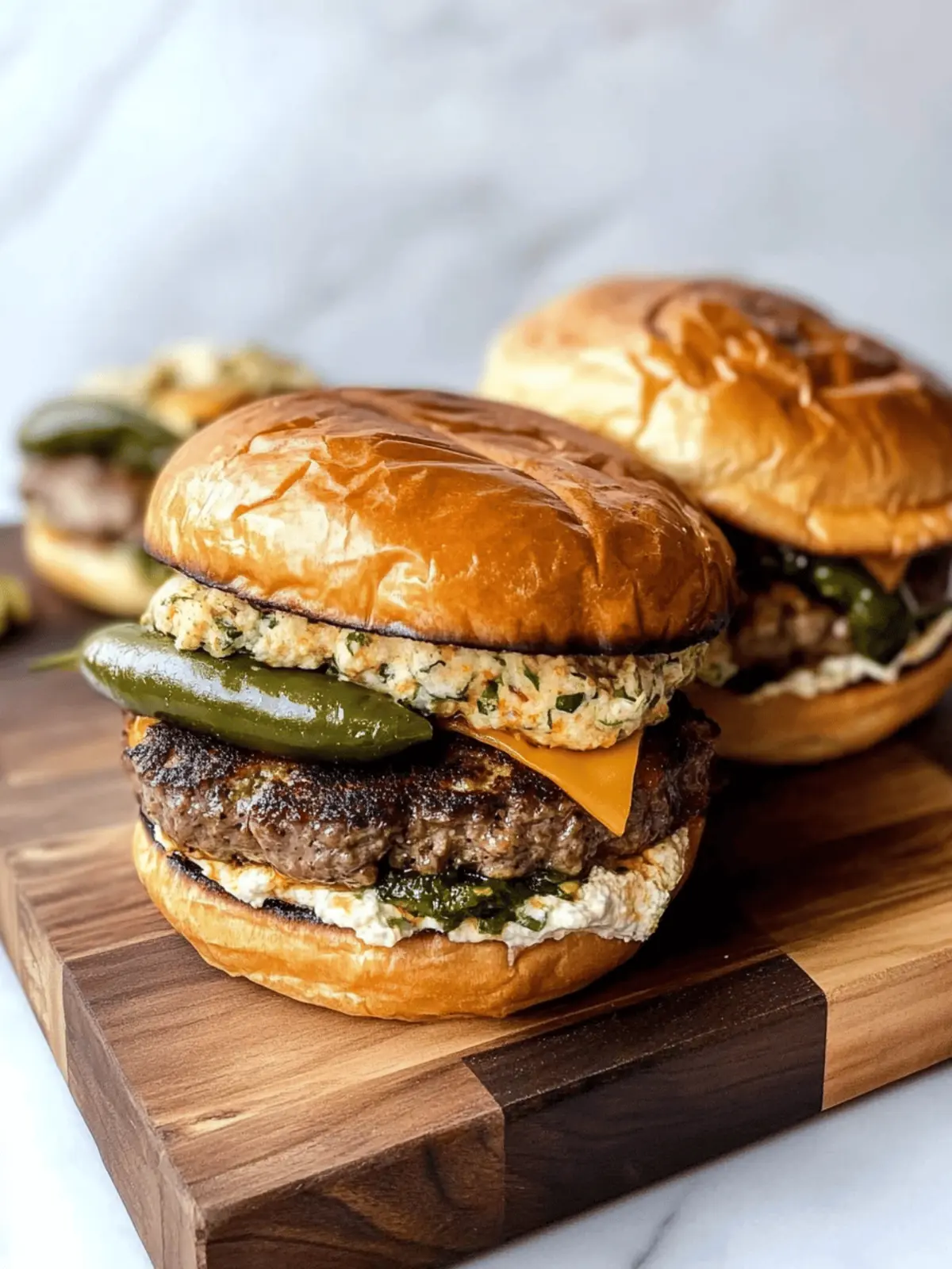 Poblano Popper Burger