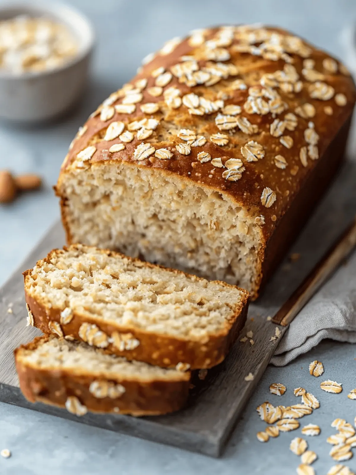 Greek Yogurt Oat Bread
