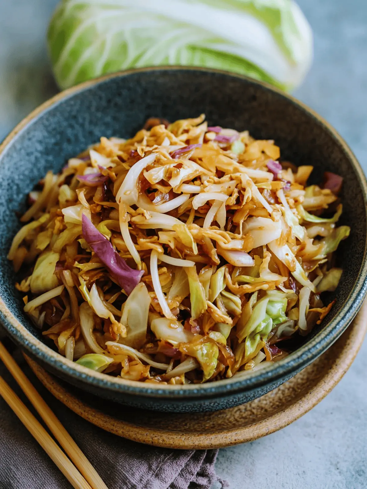 Chinese Hot and Sour Cabbage