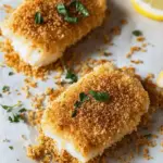 Panko Parmesan Encrusted Cod