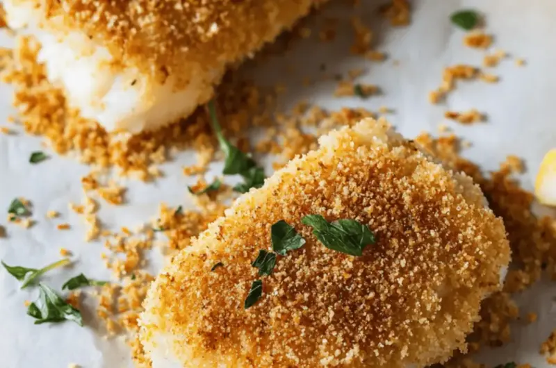 Crispy Panko Parmesan Encrusted Cod for Easy Weeknight Wins 1 Panko Parmesan Encrusted Cod