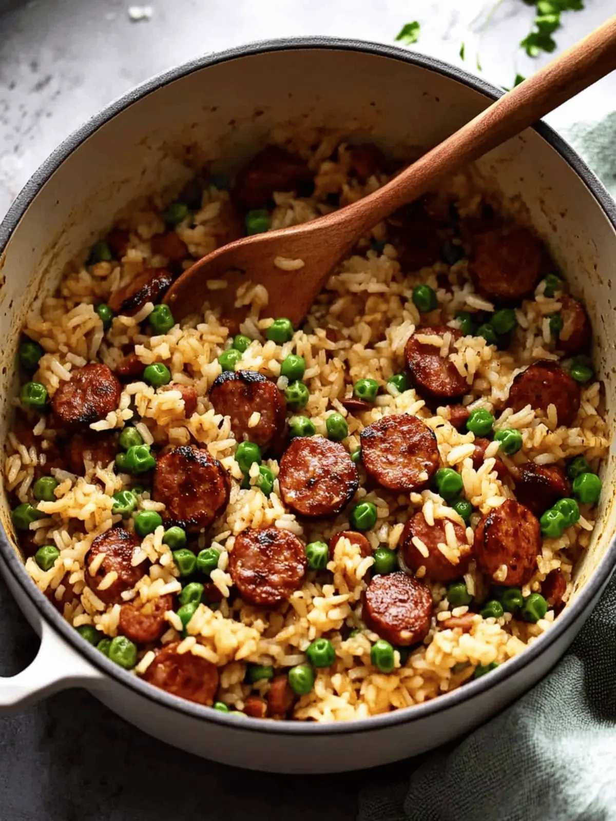 Smoked Sausage and Rice