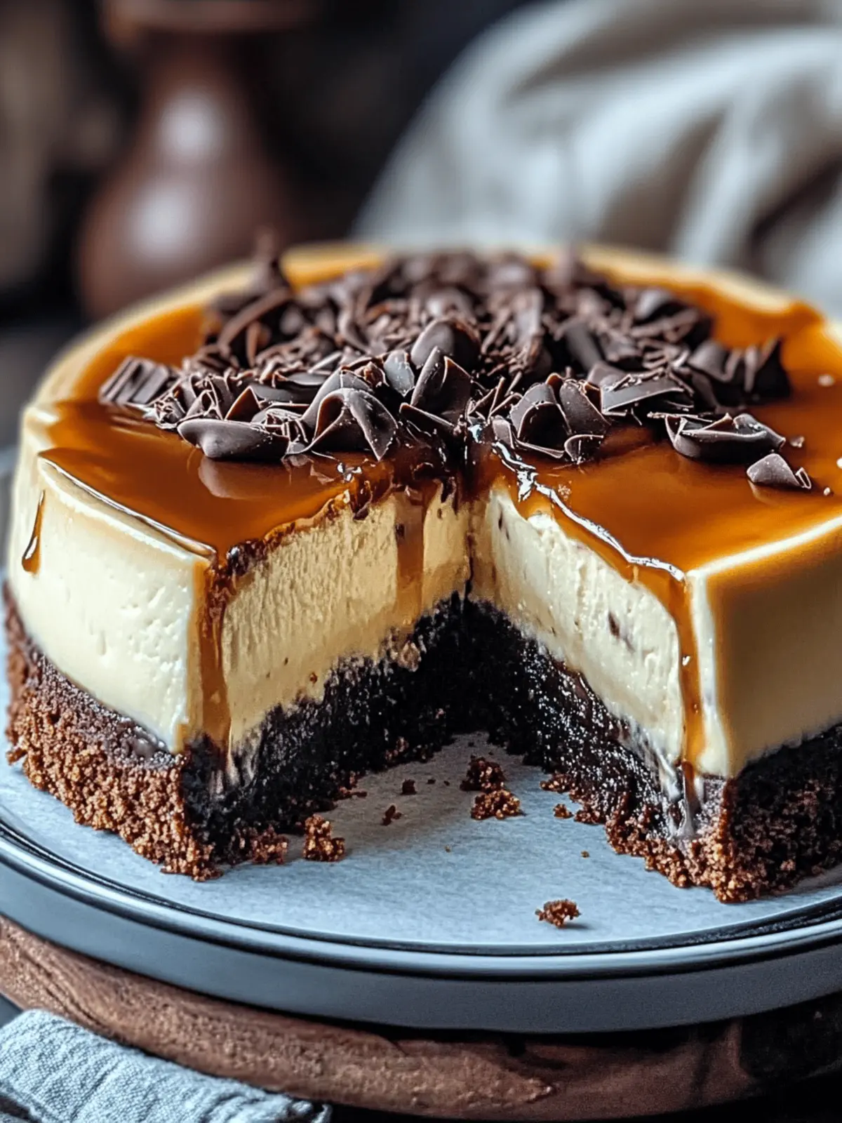 Caramel Brownie Cheesecake