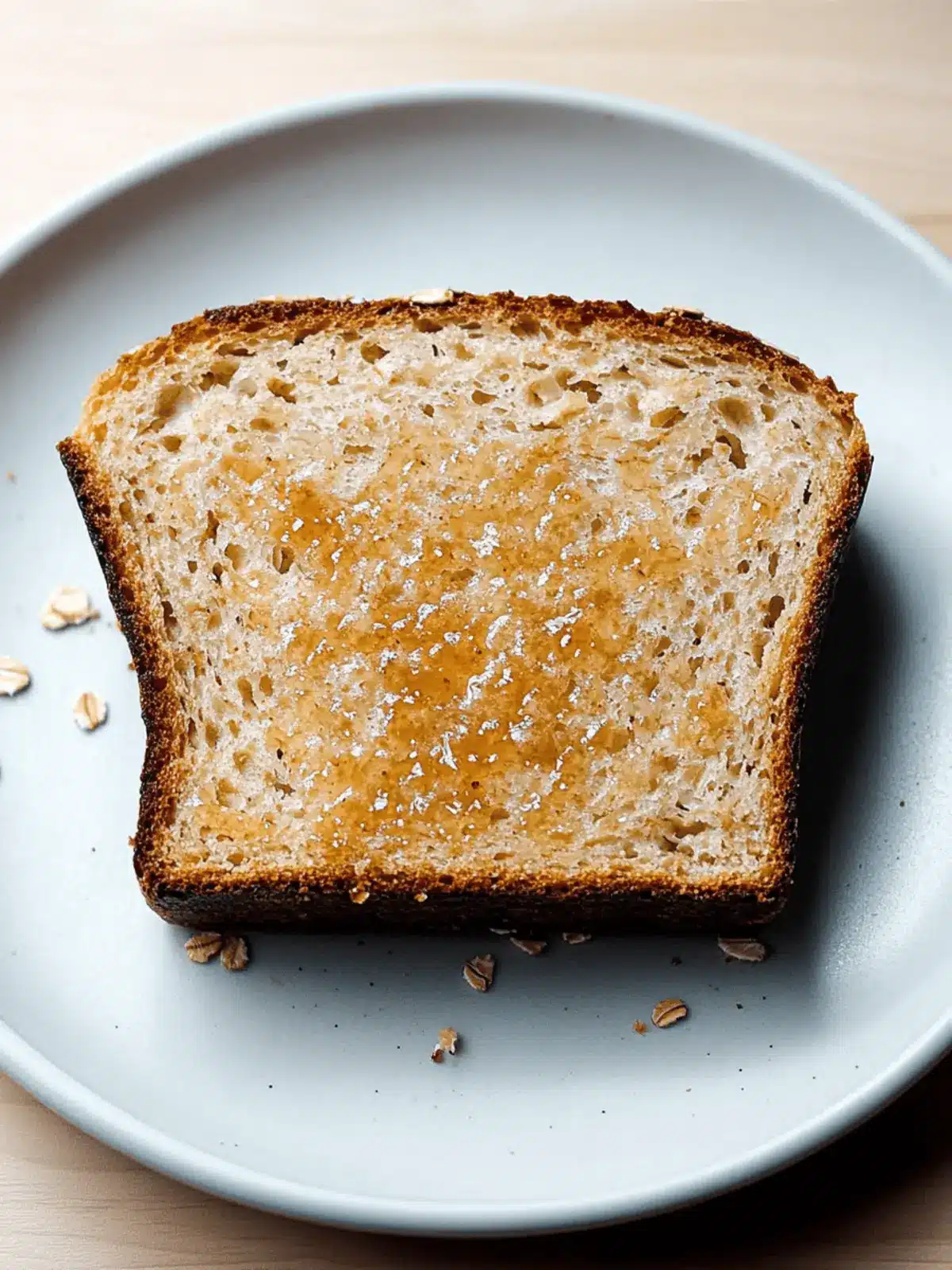 No-Knead Maple Oat Bread