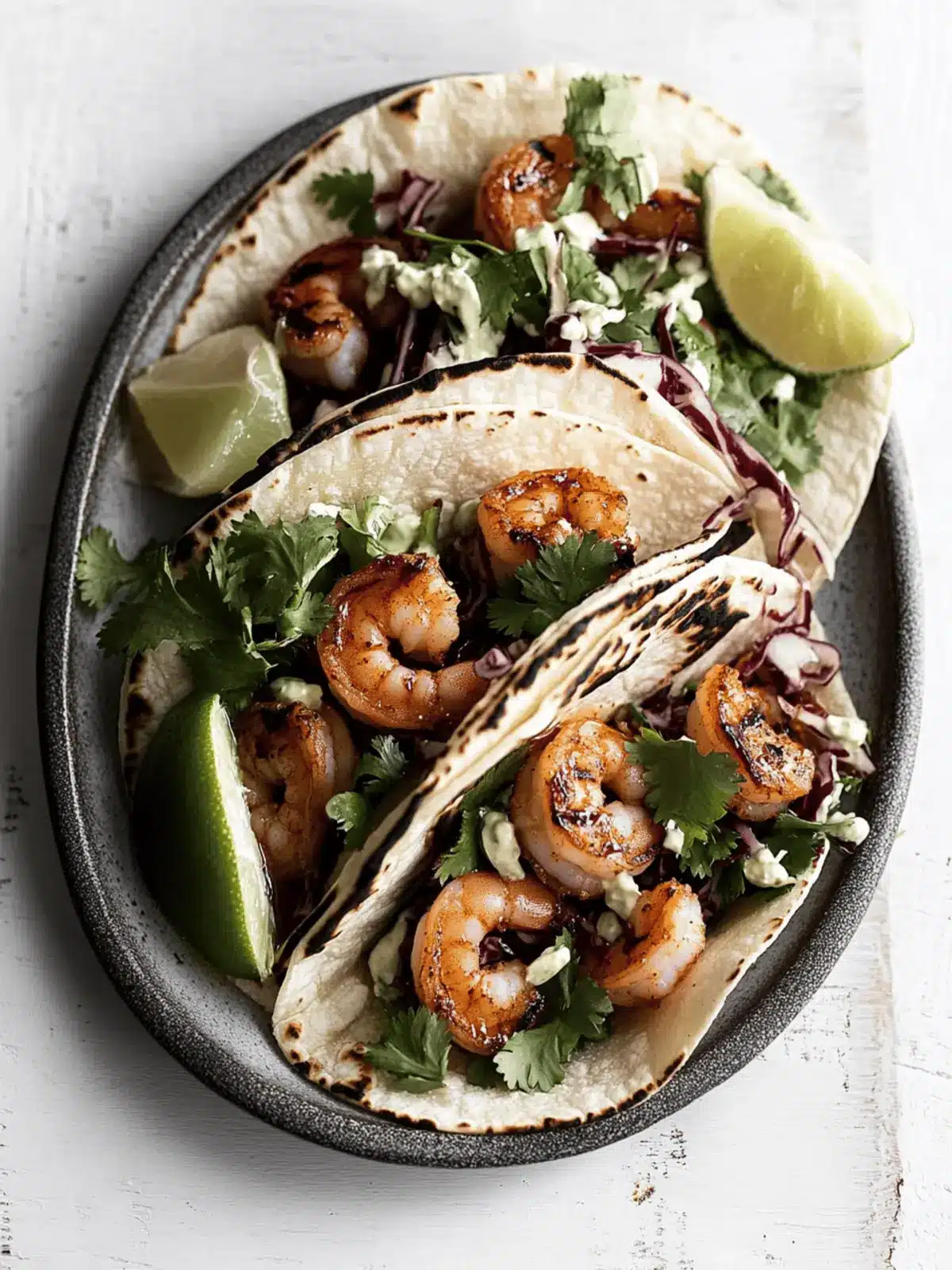 Grilled Honey Lime Shrimp Tacos