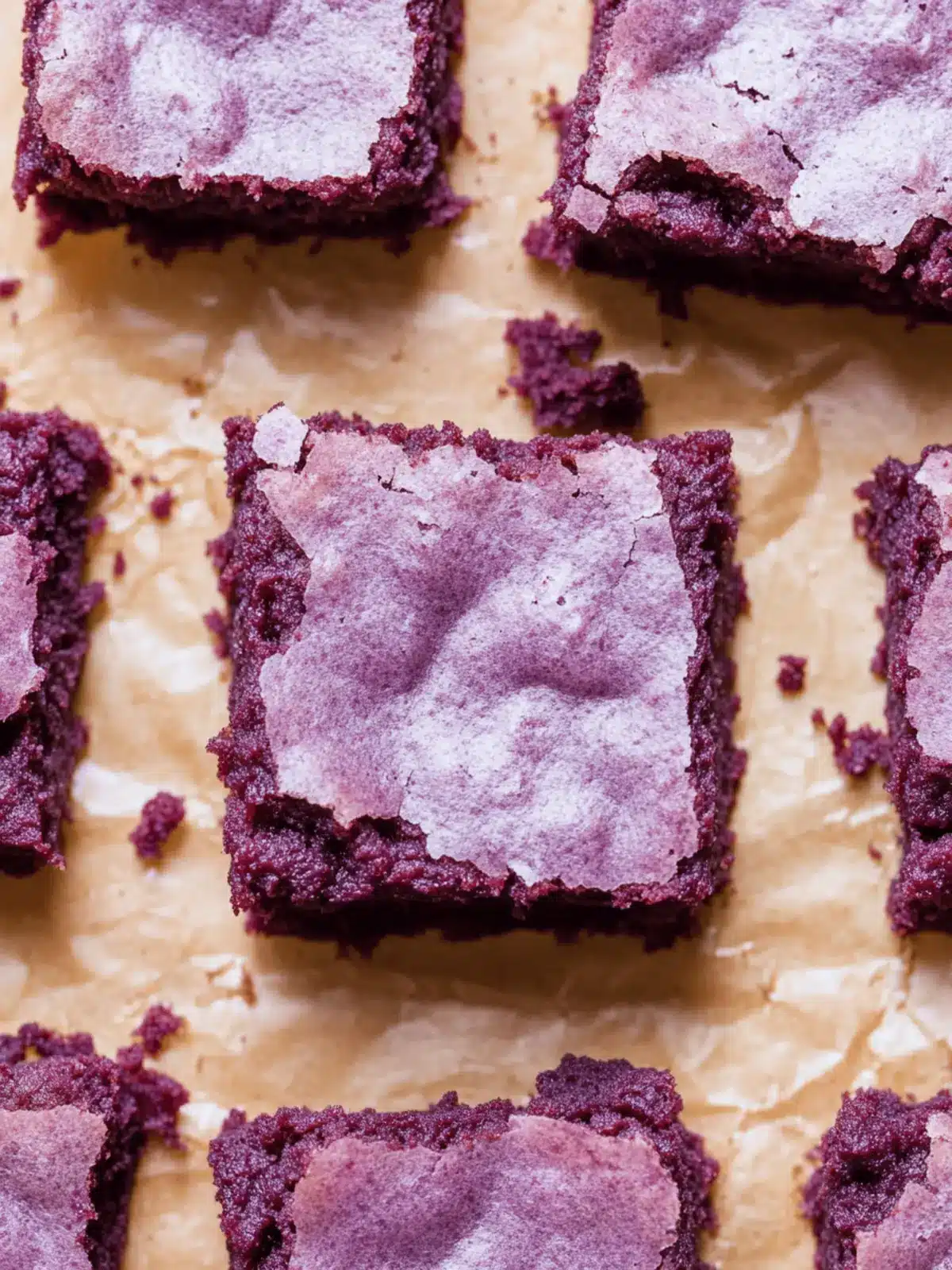 Ube Brownies