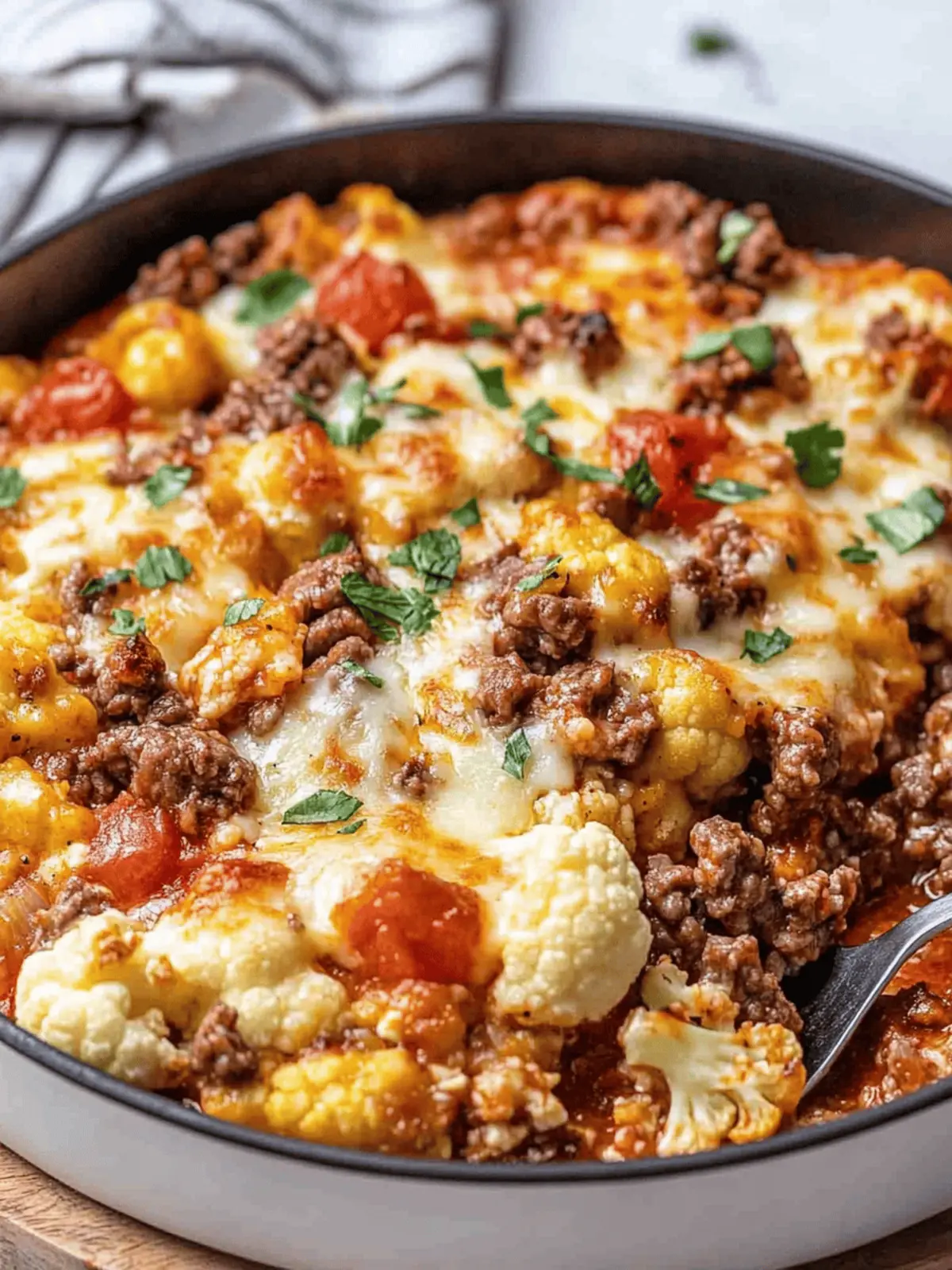 Beef + Cauliflower Stove-top Casserole