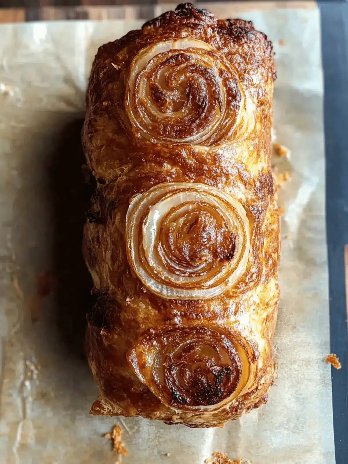 Viral Cheeseburger Onion Ring Roll That'll Wow Your Guests 4 Viral Cheeseburger Onion Ring Roll