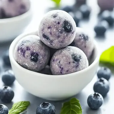 High Protein Blueberry Energy Balls for On-the-Go Fuel 9 High Protein Blueberry Energy Balls