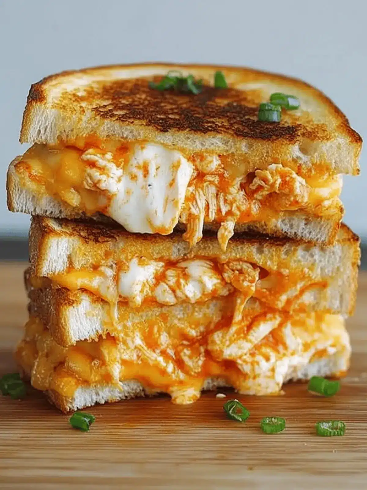 Buffalo Chicken Grilled Cheese