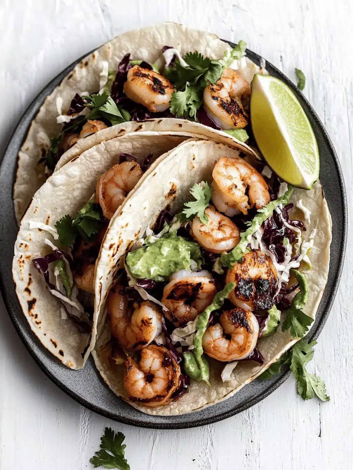Grilled Honey Lime Shrimp Tacos