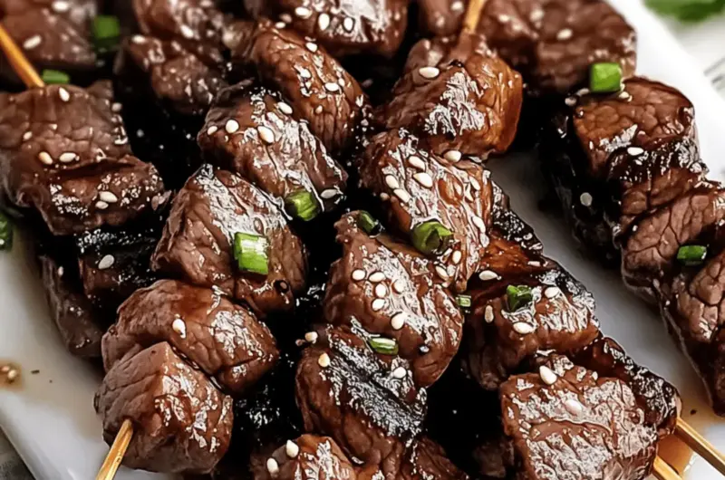 Easy Sweet Teriyaki Beef Skewers for Flavor-Packed BBQ fun 1 Easy Sweet Teriyaki Beef Skewers