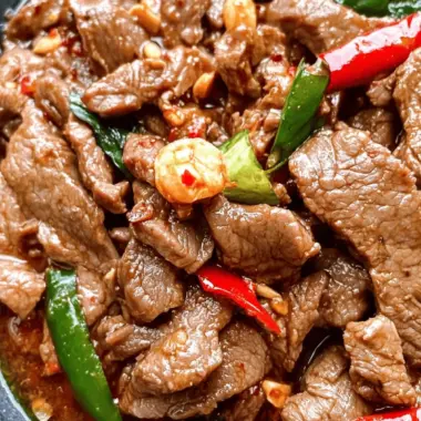 Thai Hot and Spicy Beef