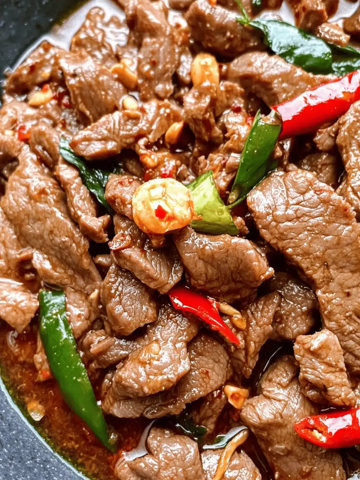 Thai Hot and Spicy Beef