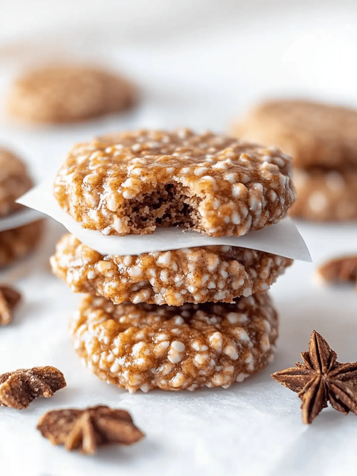 Homemade Star Crunch Cookies