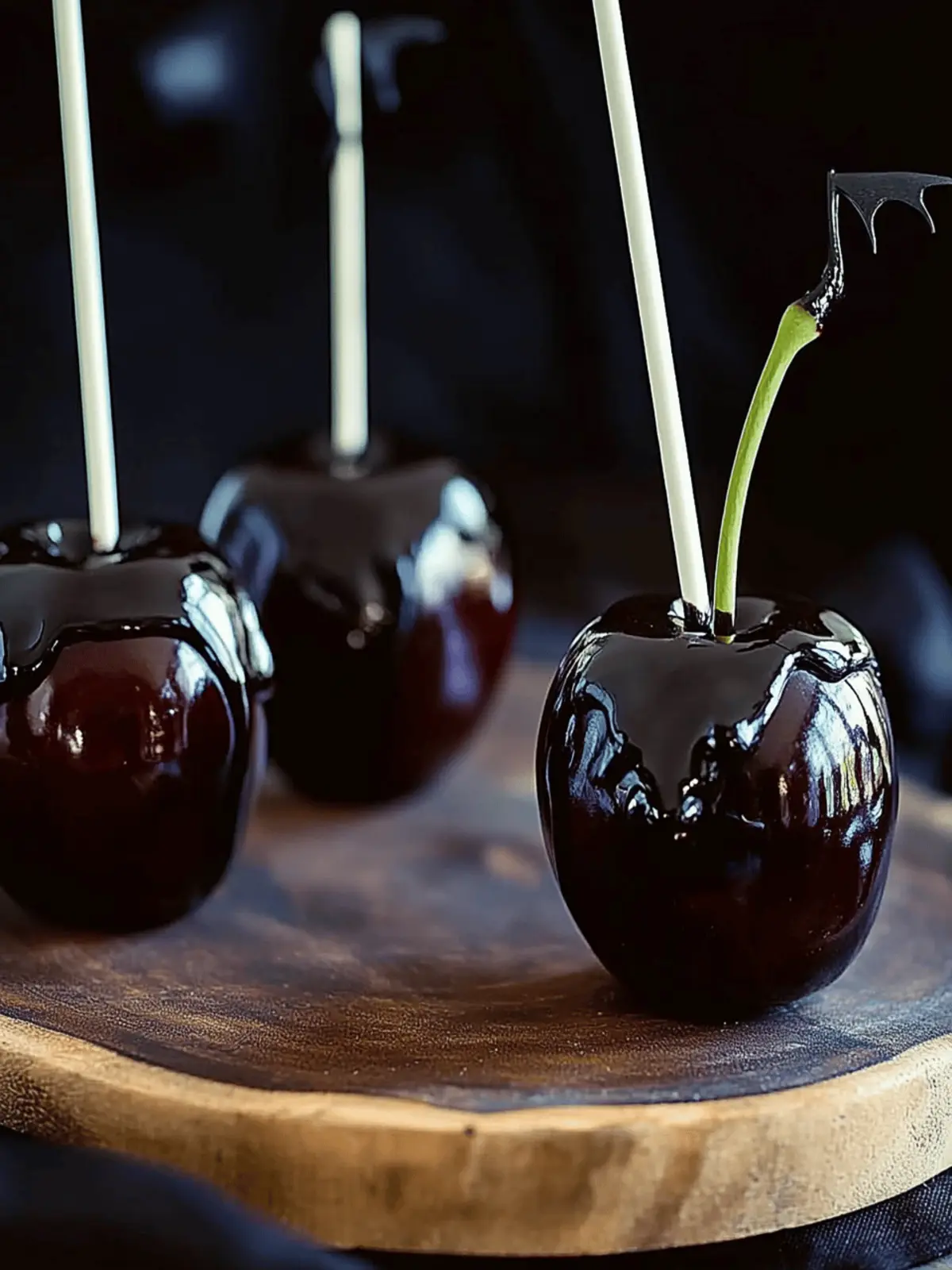 Poison Toffee Apples for Halloween