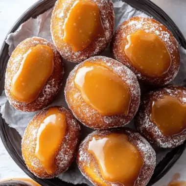 Gluten Free & Vegan Caramel Doughnuts