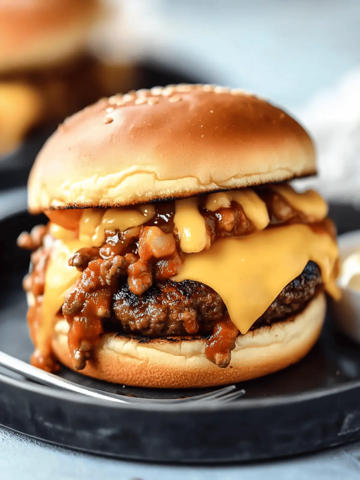 Chili Cheeseburgers
