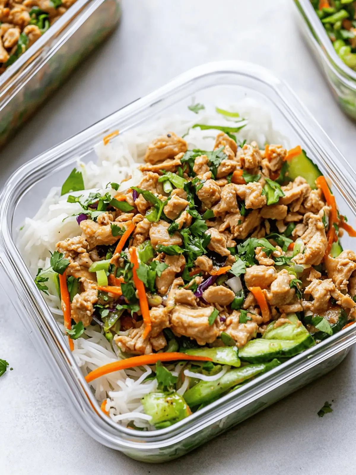 Chicken Egg Roll Bowl