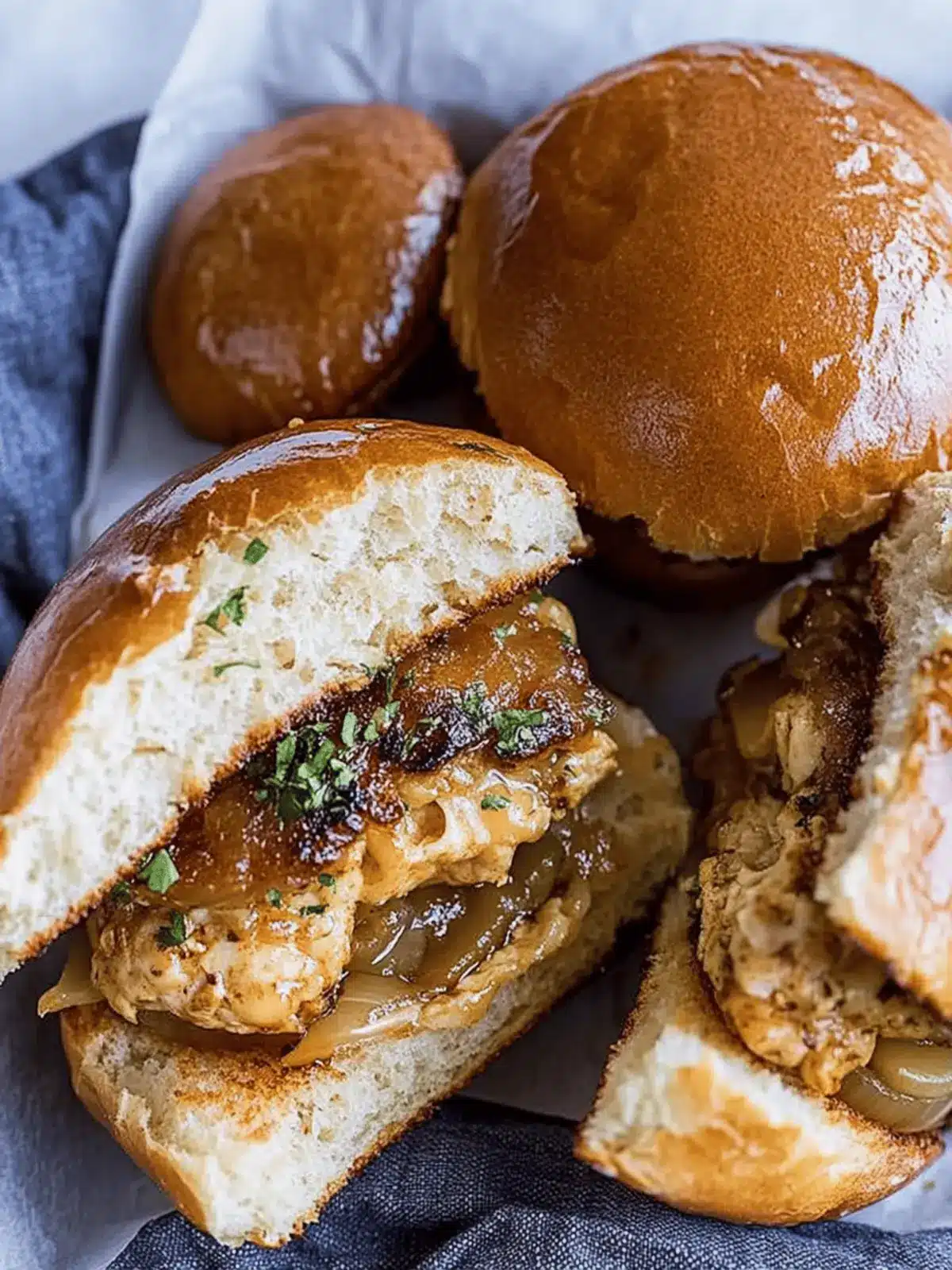 Savory Apple Butter Onion Chicken Burgers for Grilling Fun 4 Apple Butter Onion Chicken Burgers
