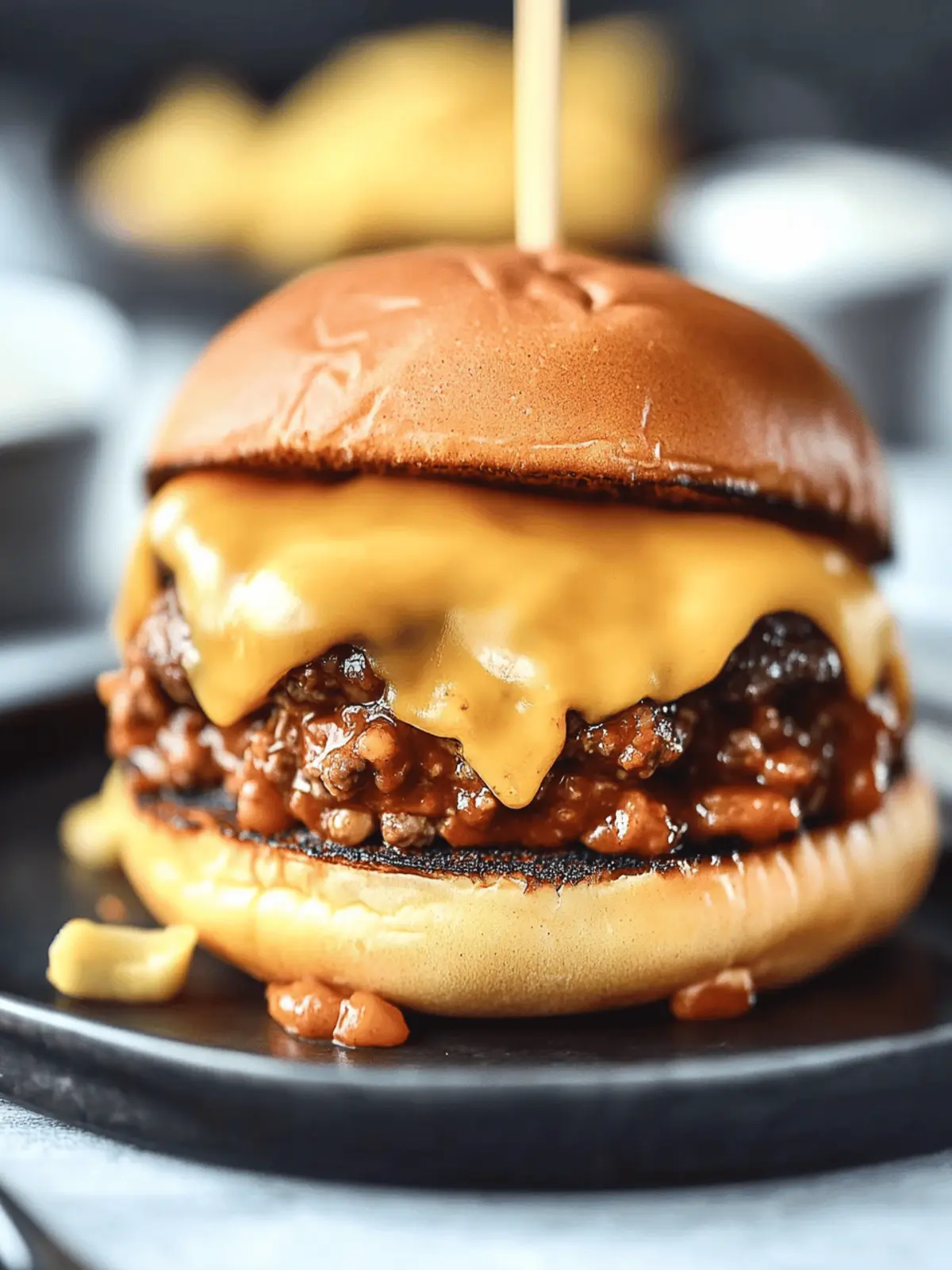 Chili Cheeseburgers