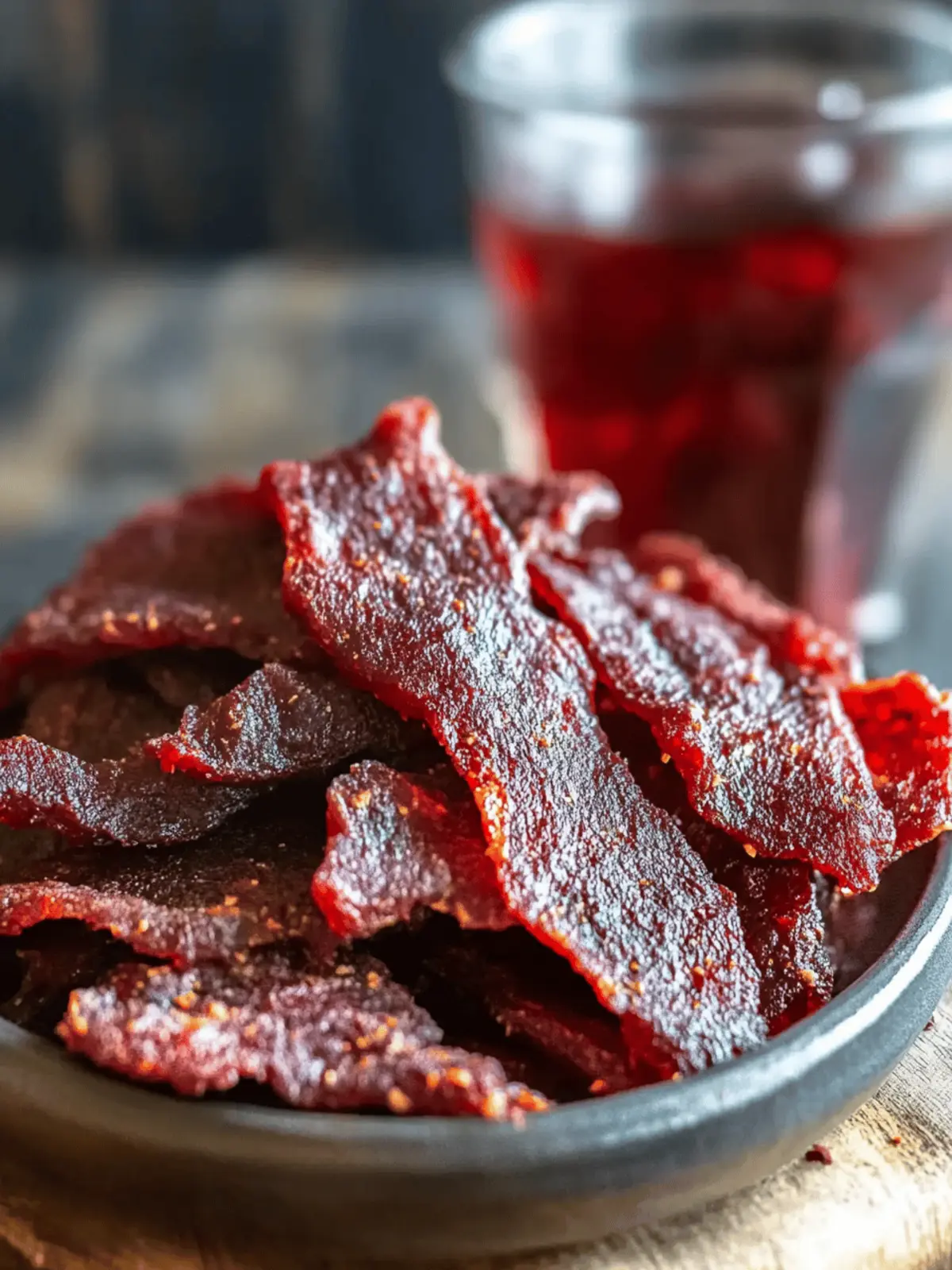 Big Red and Chipotle Beef Jerky
