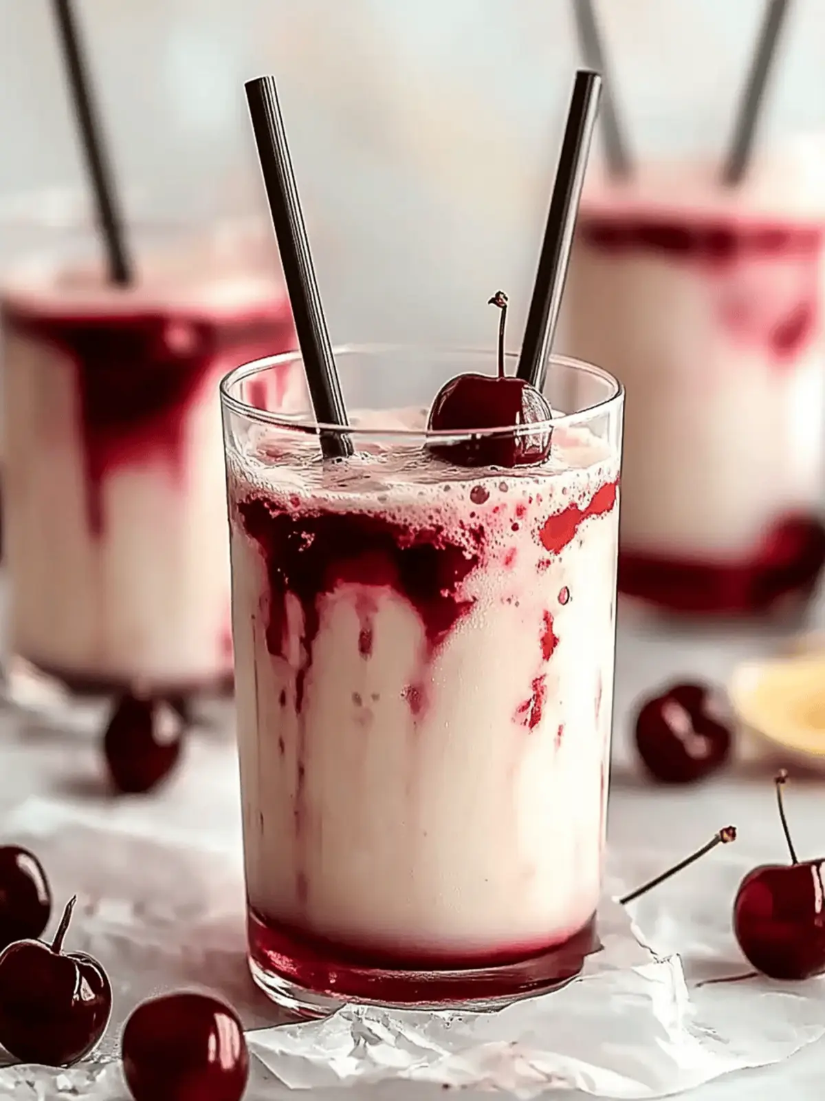 Cherry Earl Grey Milk Tea