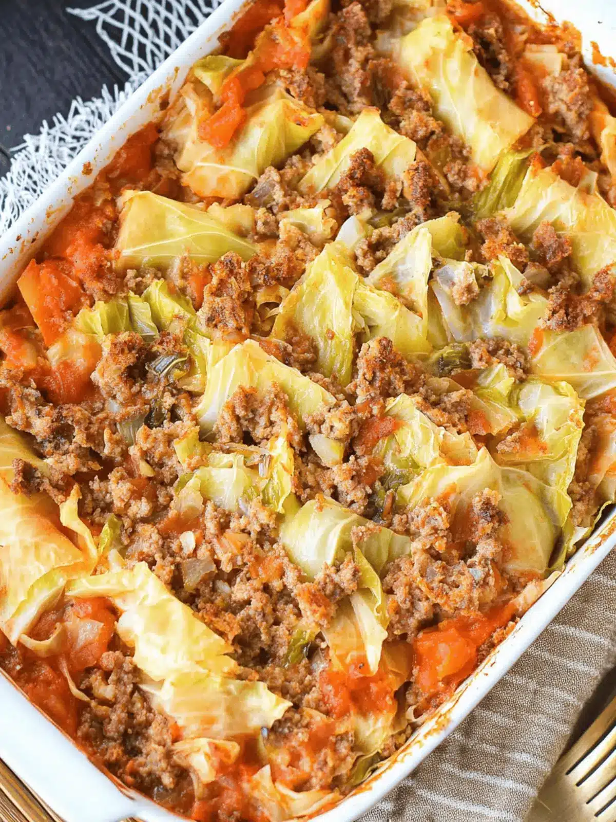 Delicious Cabbage Roll Casserole Made Easy for Weeknight Meals 3 Cabbage Roll Casserole