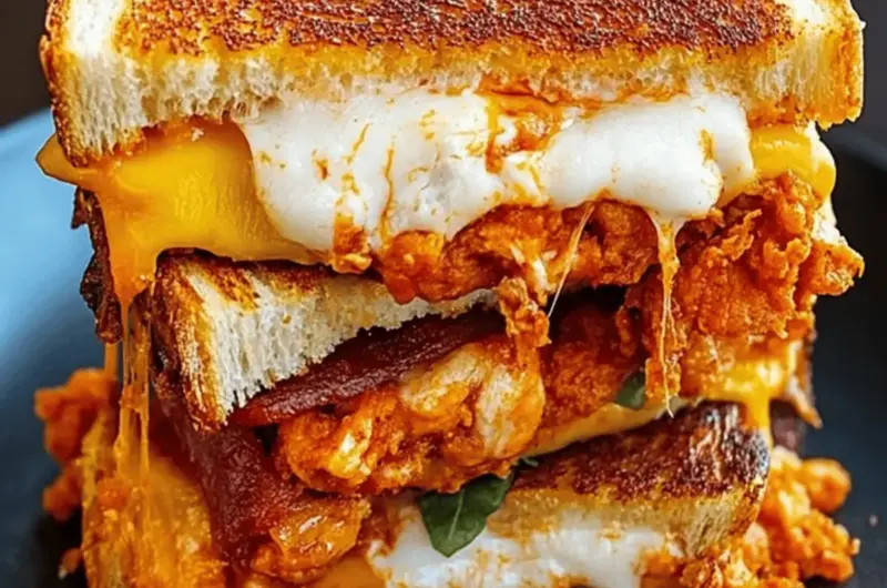 Crispy Fried Buffalo Chicken Grilled Cheese Sandwich Bliss 1 Crispy Fried Buffalo Chicken Grilled Cheese Sandwich