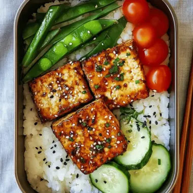 Tofu Teriyaki Bento Box