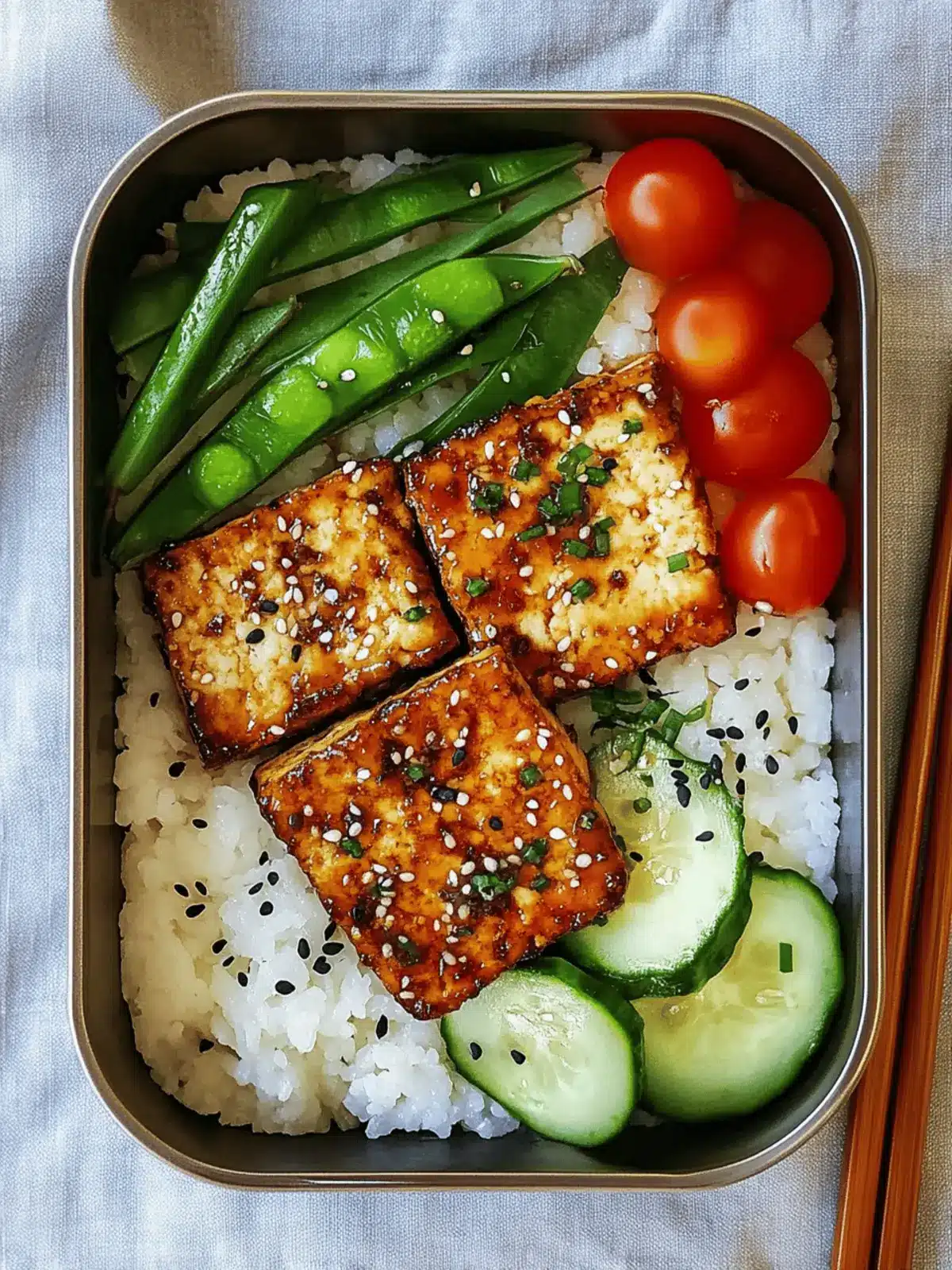 Tofu Teriyaki Bento Box