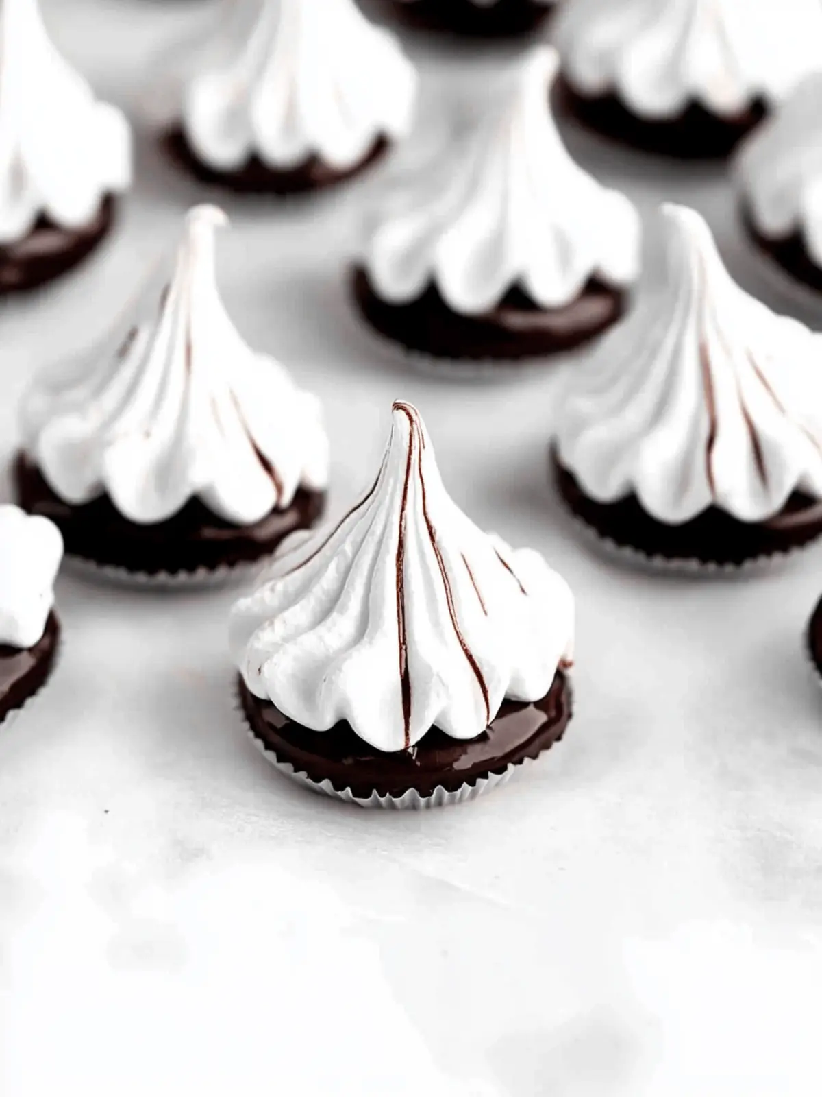 Chocolate Dipped Meringue Cookies
