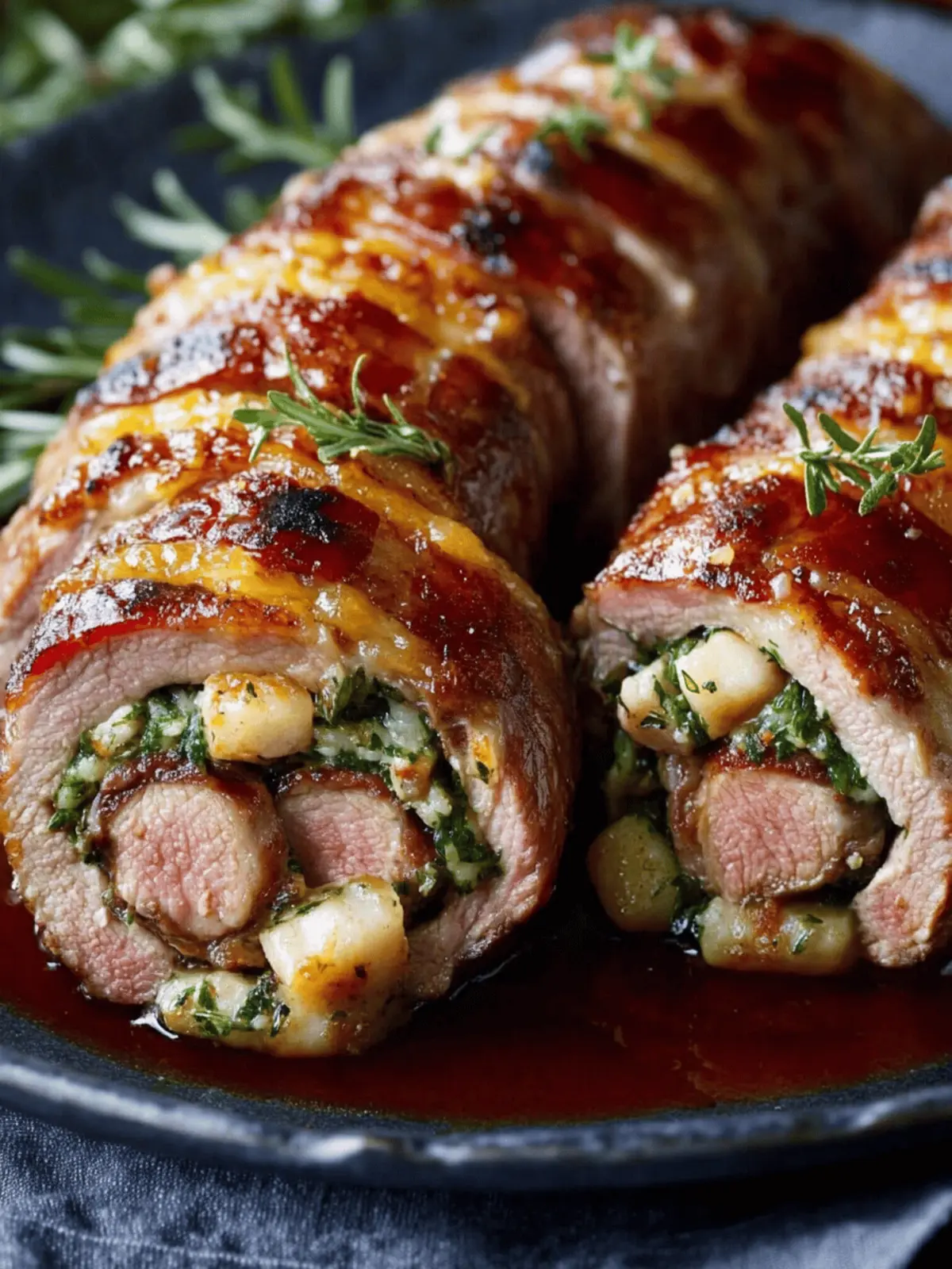 Hairy Bikers Stuffed Pork Tenderloin​