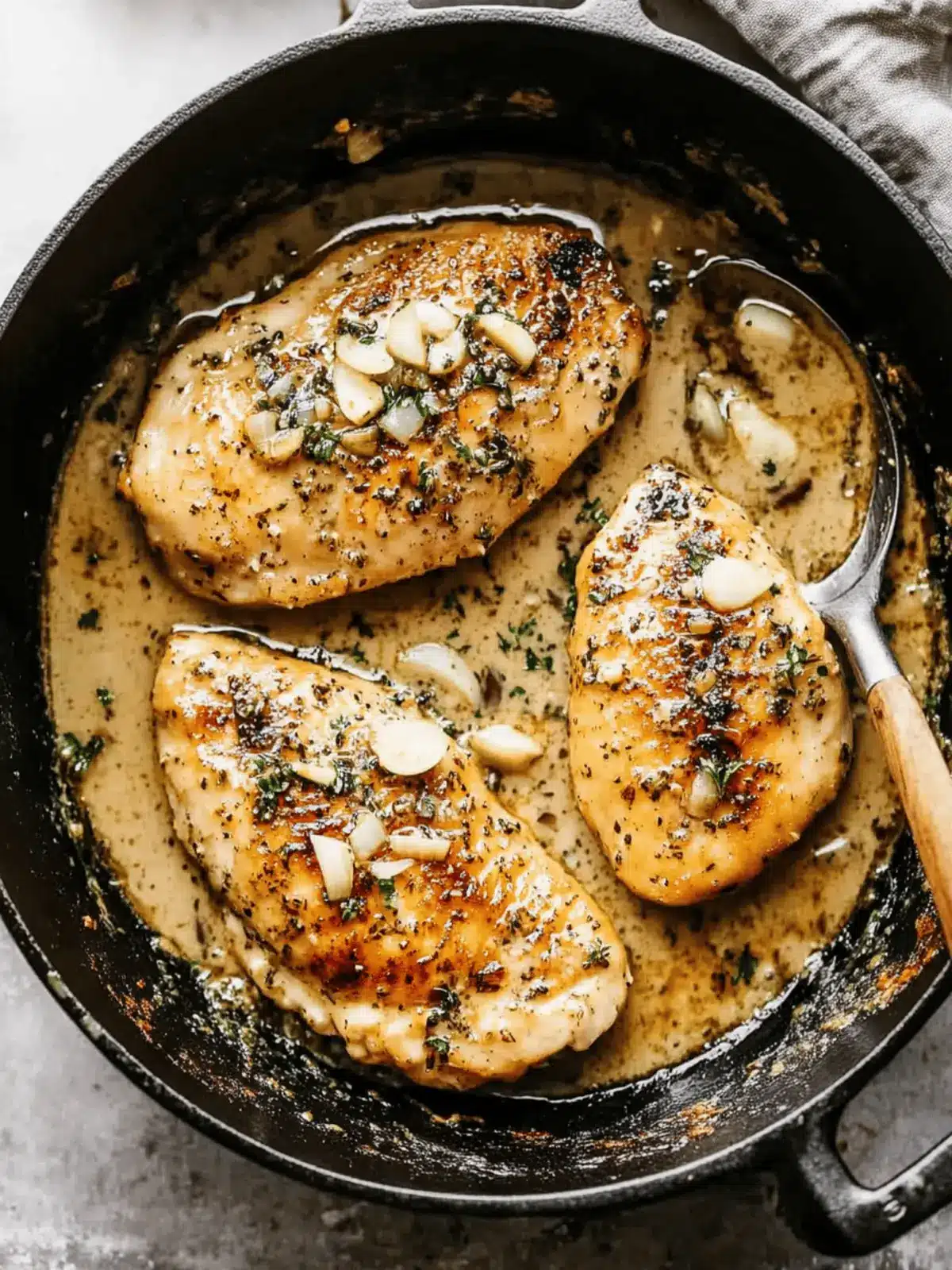 Creamy Garlic Sauce Chicken