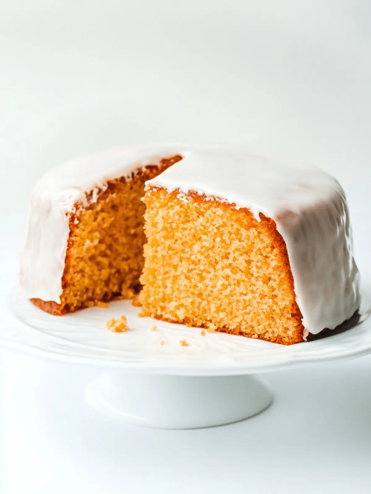 Thai Tea Cake with Condensed Milk Glaze