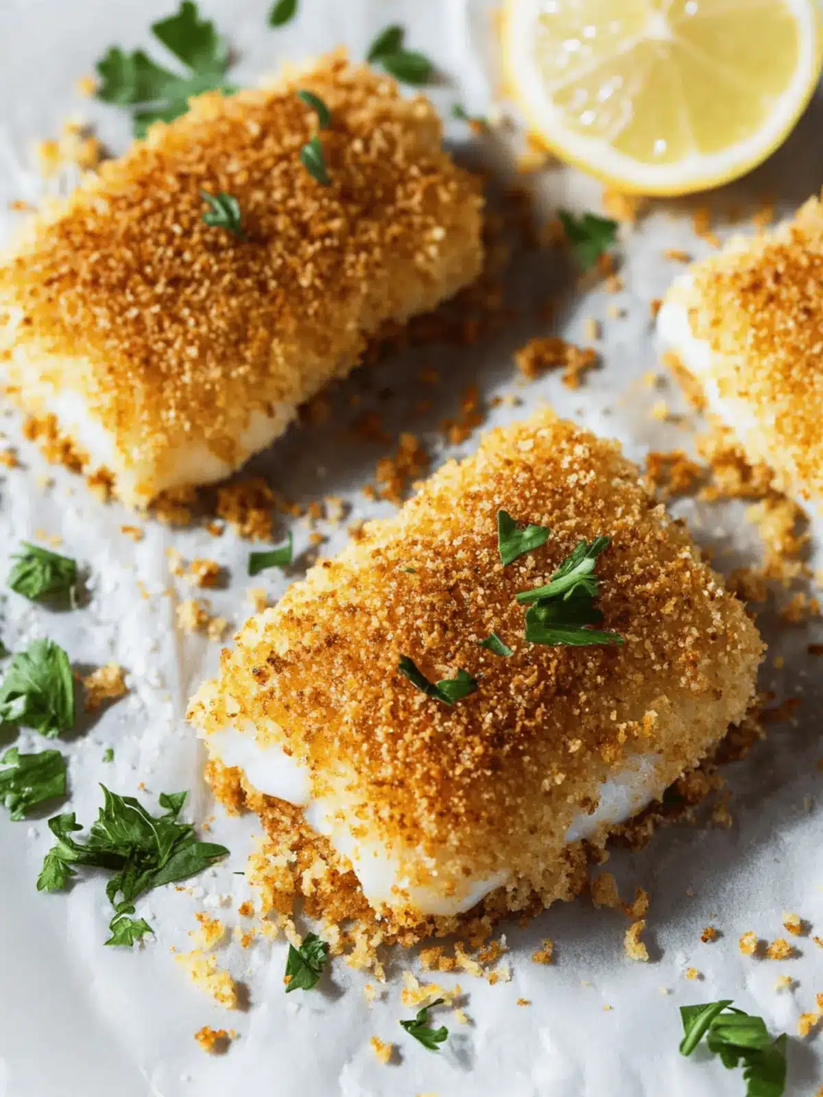 Crispy Panko Parmesan Encrusted Cod for Easy Weeknight Wins 4 Panko Parmesan Encrusted Cod