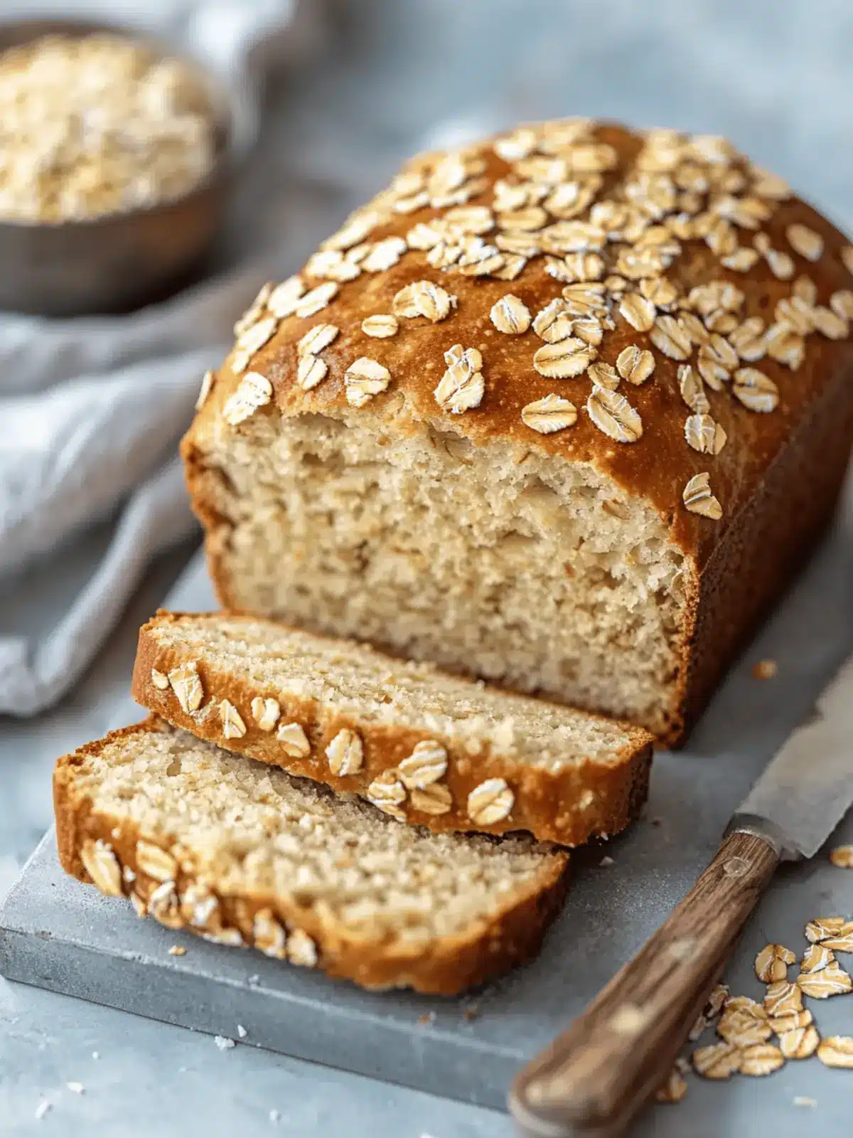 Greek Yogurt Oat Bread