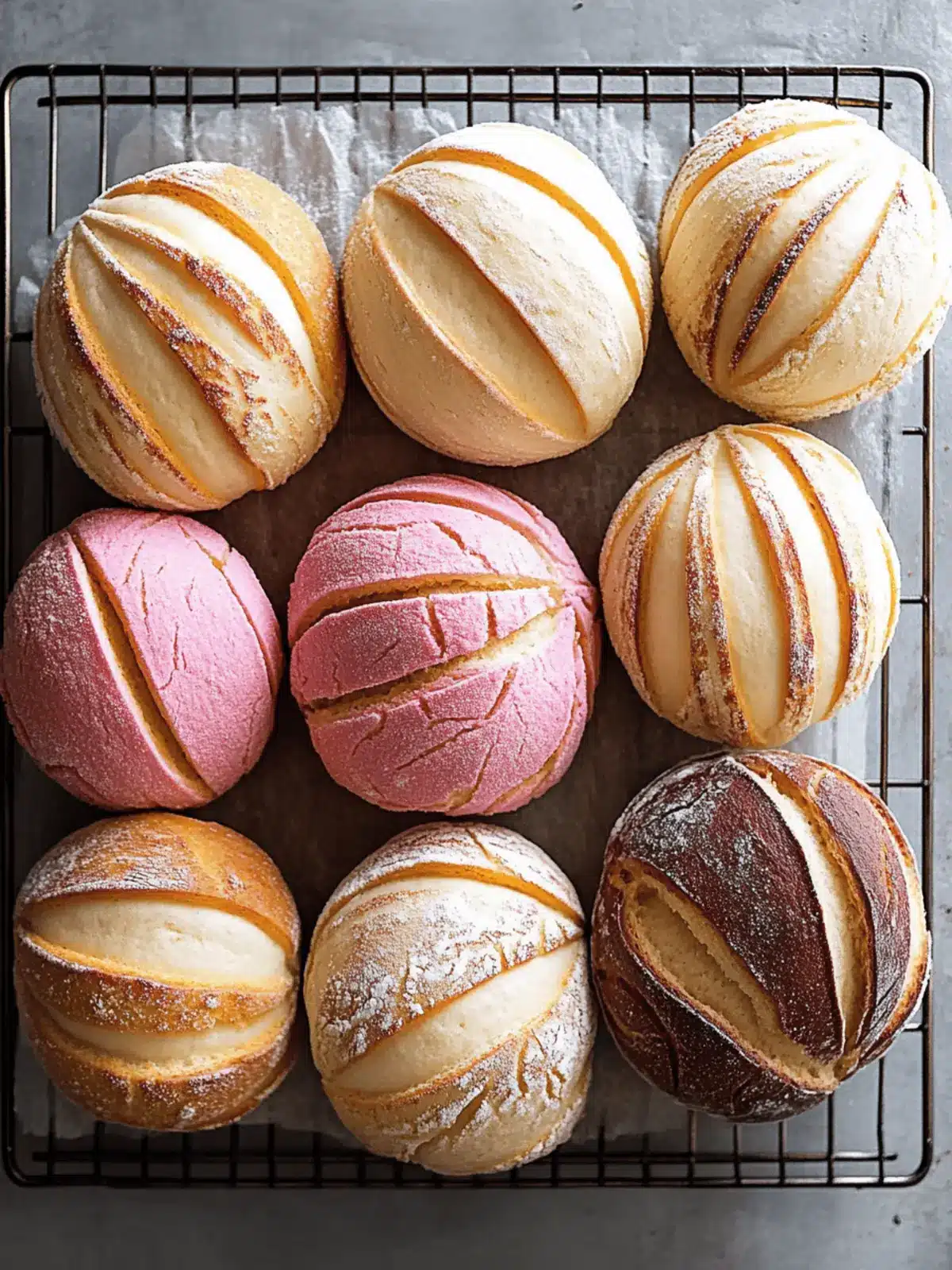 Conchas Bread