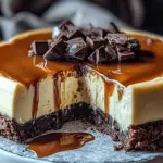 Caramel Brownie Cheesecake