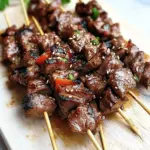Teriyaki Sesame Beef Skewers