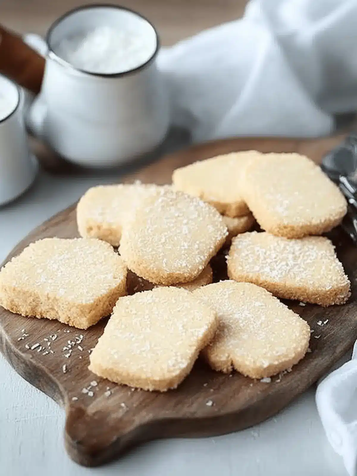 Slice & Bake Coconut Shortbread Cookies