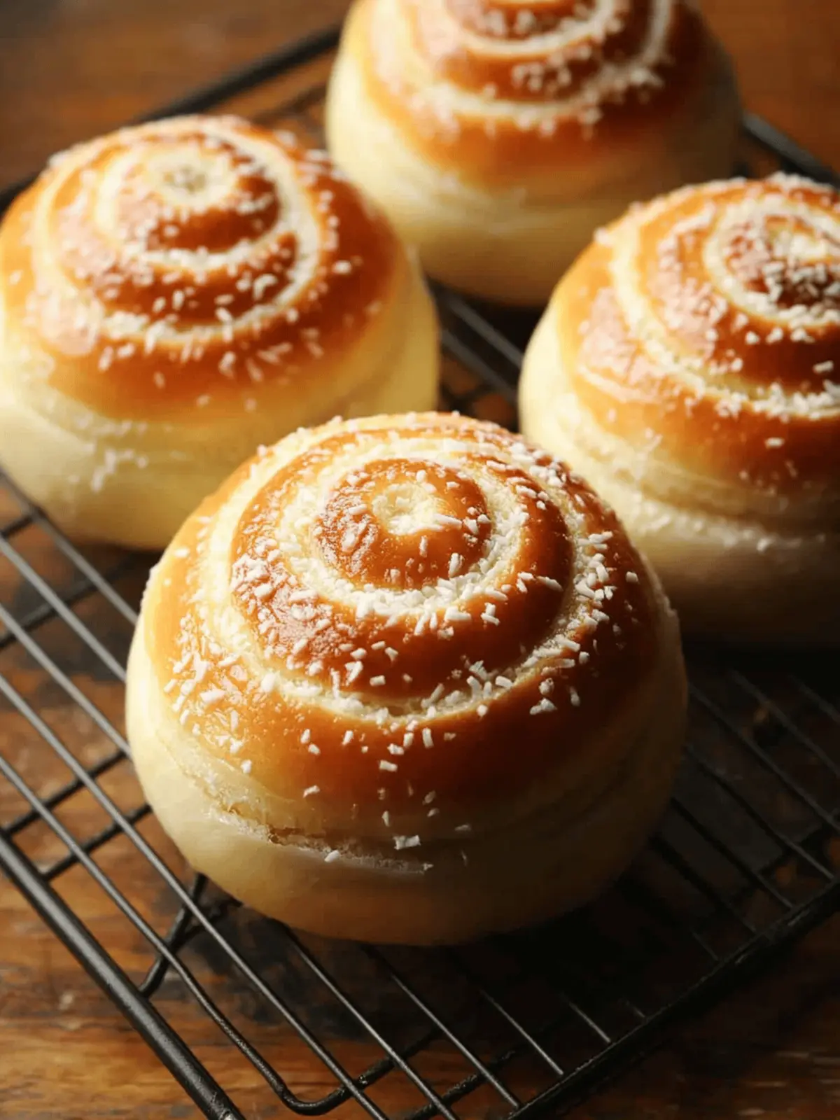 Irresistible Asian Coconut Custard Buns You’ll Adore 3 Asian Coconut Custard Buns