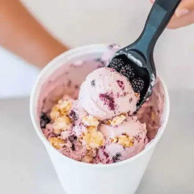 Blackberry Cobbler Ice Cream