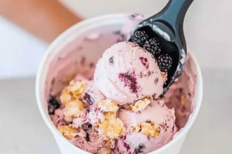 Blackberry Cobbler Ice Cream
