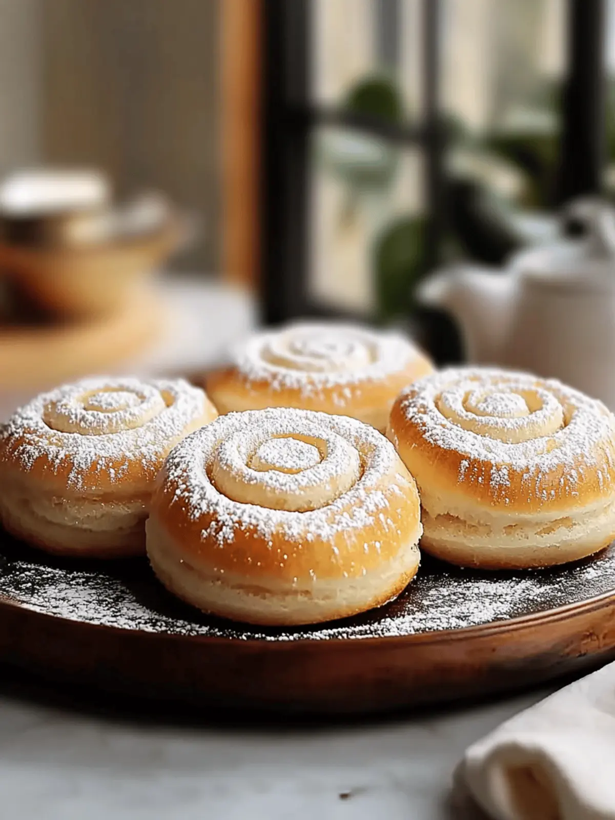 Vanilla Pan de Mallorca Rolls