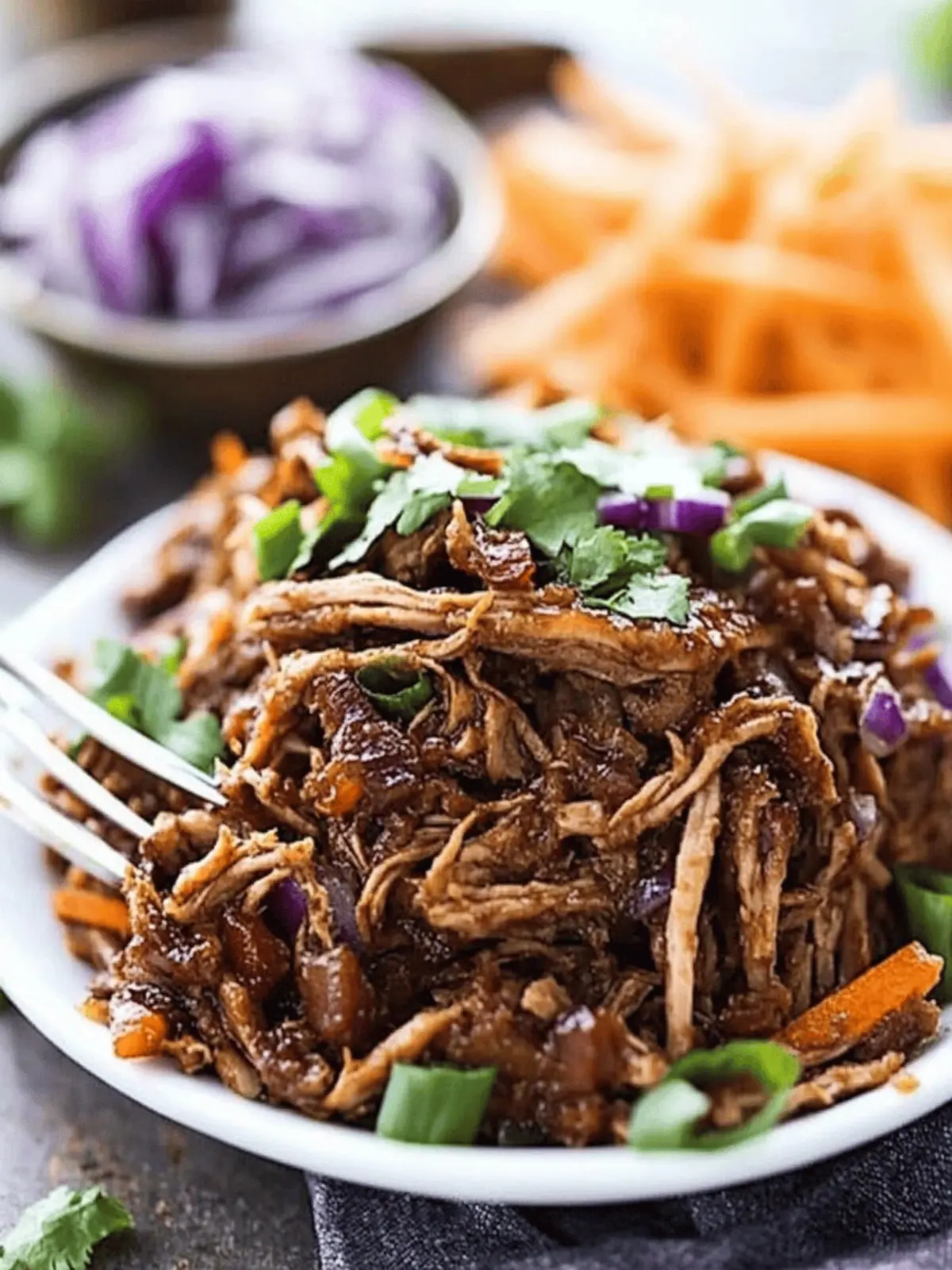 Savory Slow Cooker Asian Pulled Pork You'll Love to Devour 2 Slow Cooker Asian Pulled Pork